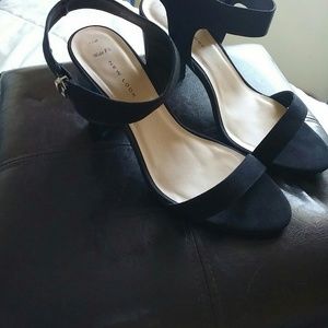 Black Strappy High Heel
